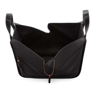 Shop Loewe Navy And Black Medium Hammock Bag In 5605 Midnig