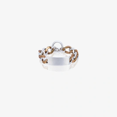 Shop Jelena Behrend Id Curb Bracelet In Metallic