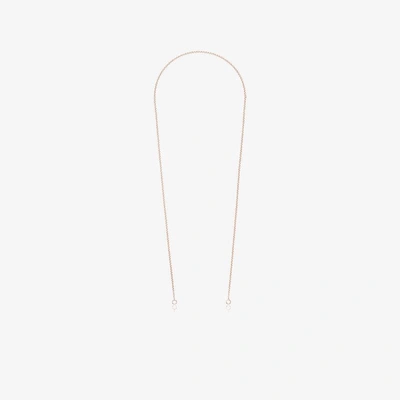 Shop Marla Aaron 14k Rose Gold Rolo Chain 30 Inch Necklace In Metallic