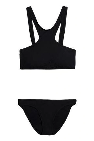 Shop Melissa Odabash Woman Sydney Halterneck Bikini Black