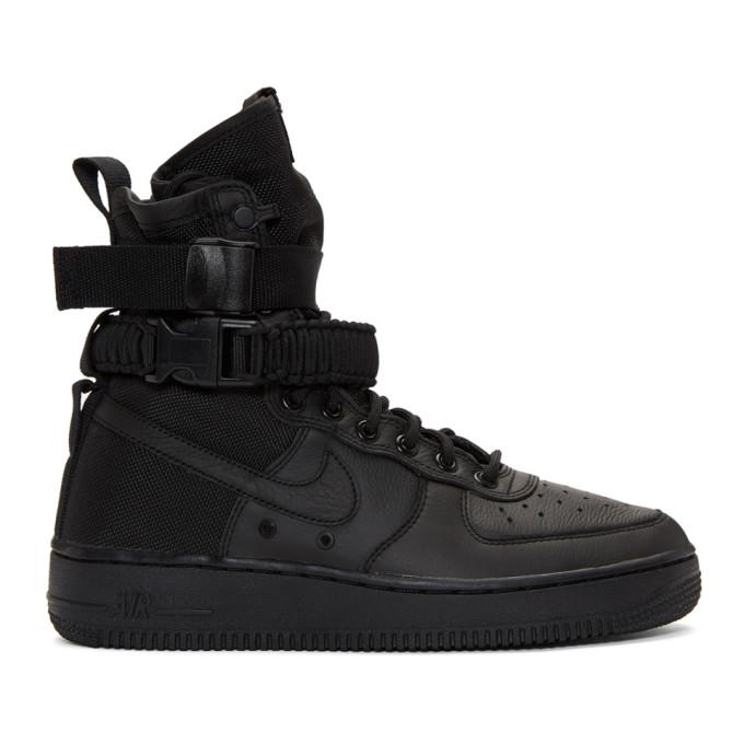 nike high top strap sneakers