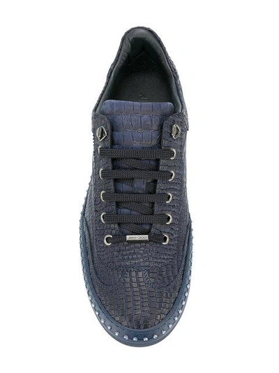 Shop Jimmy Choo Ace Sneakers In Blue