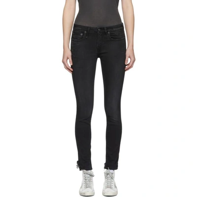 Shop R13 Black Alison Crop Jeans