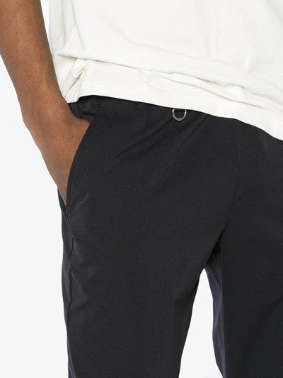 Shop Uniform Experiment Black Tapered Cropped Trousers