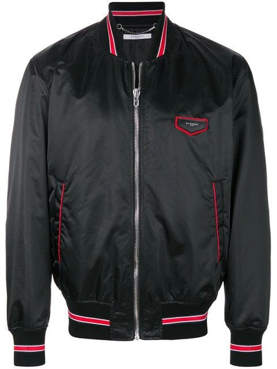 Shop Givenchy Bomber Jacket In Black