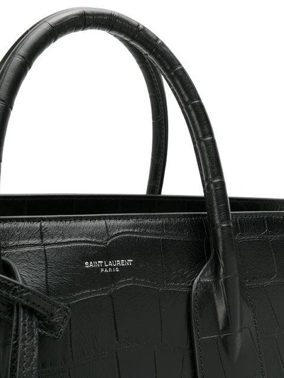 Shop Saint Laurent Large Sac De Jour Bag In 1000 Black