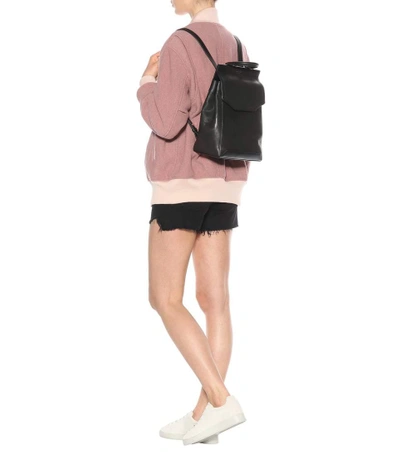 Shop Rag & Bone Pilot Leather Backpack In Black