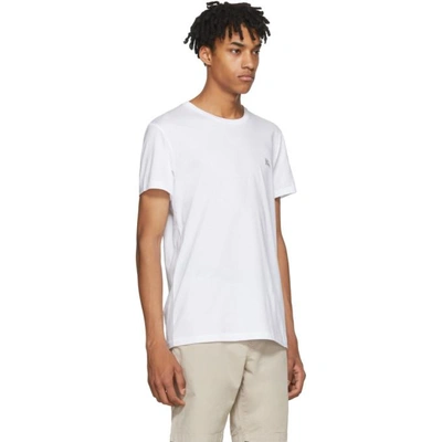 Shop Burberry White Joeforth Core T-shirt