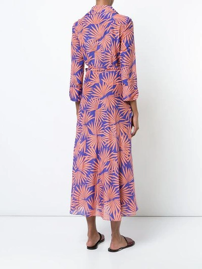 Shop Diane Von Furstenberg Tropical Print Wrap Dress