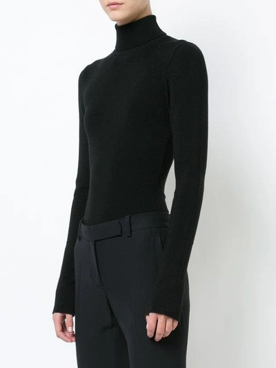 Khaite Cate Roll-neck Ribbed-knit Bodysuit