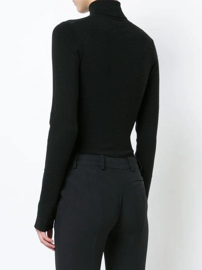 Khaite Cate Roll-neck Ribbed-knit Bodysuit