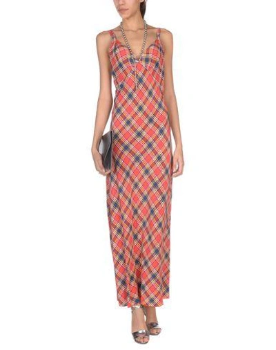 Shop Marc Jacobs Long Dresses In Red