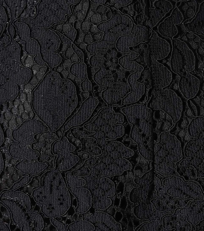 Shop Ganni Jerome Lace Dress In Black
