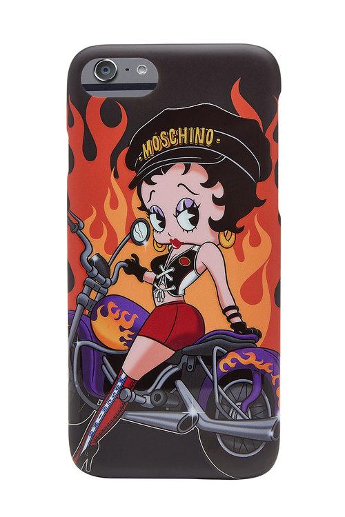 Moschino Betty Boop Iphone Case In 