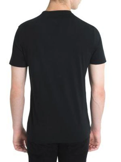 Shop Versace Beaded Medusa T-shirt In Black