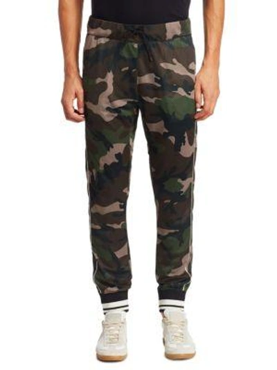 Shop Valentino Camouflage Sweatpants