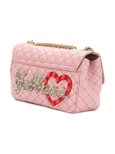 Shop Dolce & Gabbana Lucia Quilted Shoulder Bag In Pink