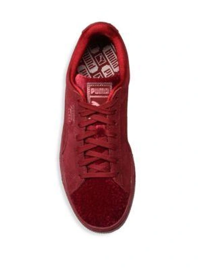 Shop Puma Suede Classic Sneakers In Red