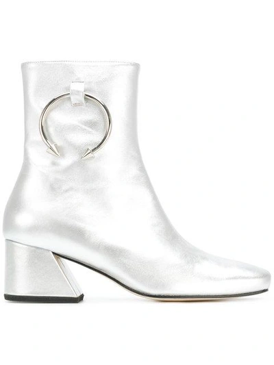 Shop Dorateymur Metallic Pierced Boots