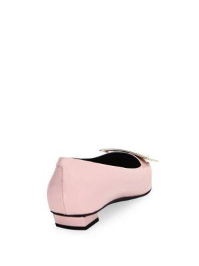Shop Roger Vivier Women's Belle Patent Leather Pumps In Pink