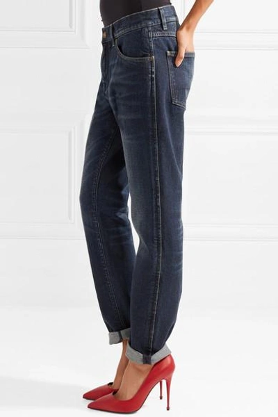 Shop Tom Ford Distressed Boyfriend Jeans In Blue