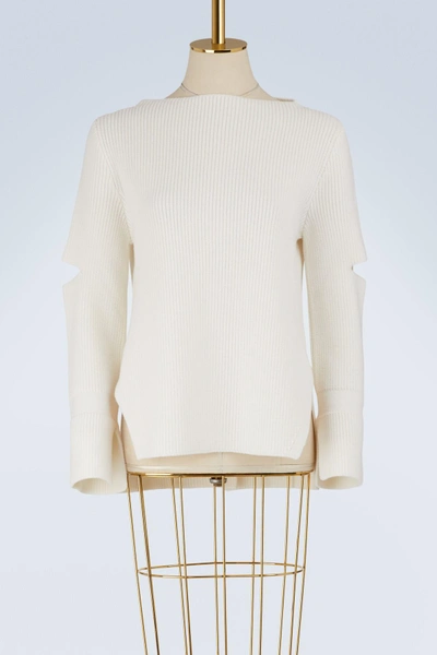 Shop Stella Mccartney Wool Sweater In 9500 - Natural