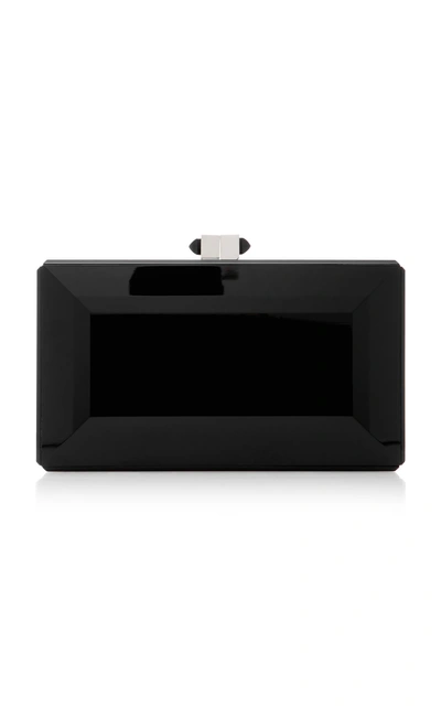 Shop Judith Leiber Reflection Rectangle Acrylic Clutch In Black