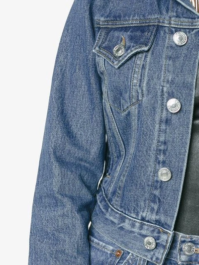 Shop Re/done Originals Trucker Denim Jacket In Blue