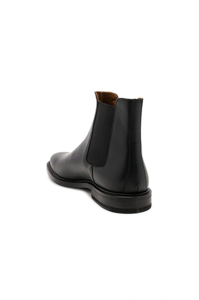 Shop Common Projects Leather Chelsea Boots In Black