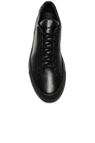 Common Projects 1528 Original Achilles Low Sneakers Shoes In Black