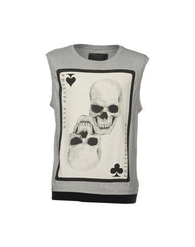 Shop Philipp Plein T-shirt In Light Grey