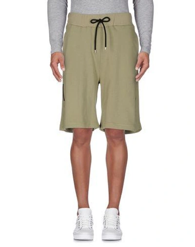 Shop Numero 00 Shorts & Bermuda In Military Green