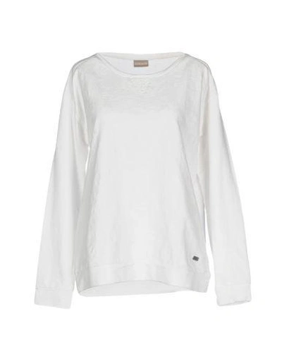 Shop Napapijri Sweatshirts In White