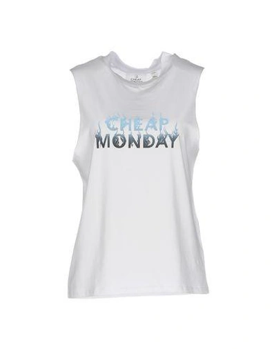 Cheap Monday T-shirt In White ModeSens