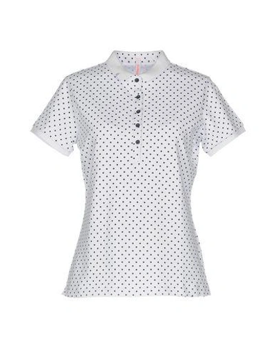 Shop Sun 68 Polo Shirt In White