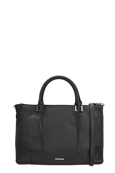 Shop Rebecca Minkoff Regan Satchel Bag In Black