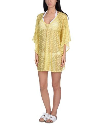 Shop Melissa Odabash Cover-up In Yellow