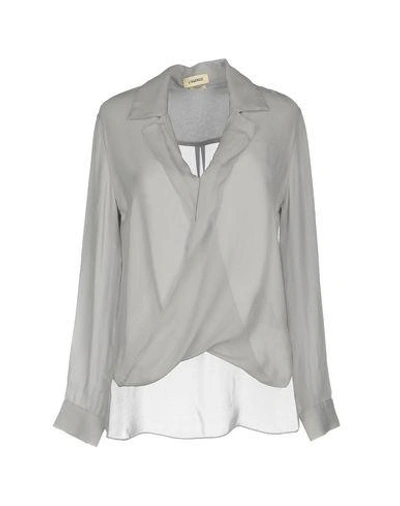 Shop L Agence Blouses In Grey