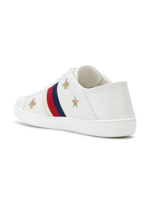 gucci ace collapsible heel