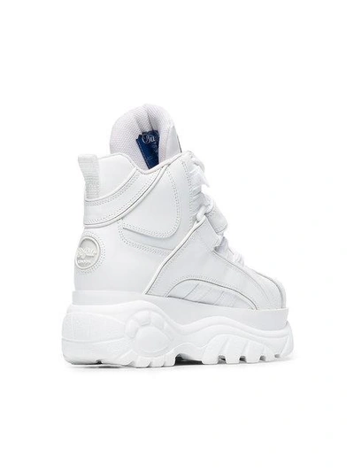 Shop Buffalo White 1348 Platform Sneaker Boots