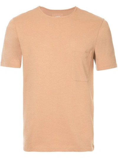 Shop Lemaire Chest Pocket T In Brown