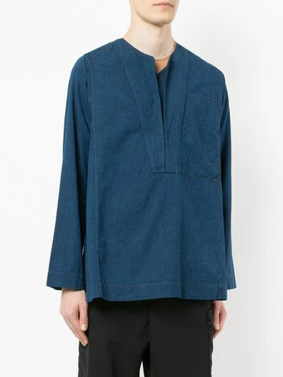 Shop Lemaire Short Jellaba Shirt