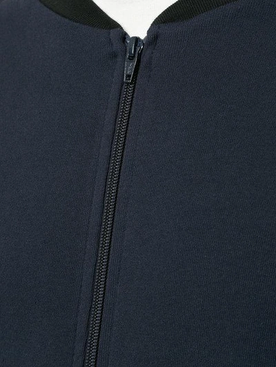 Shop Mads Nørgaard Contrast Zipped Jacket - Black
