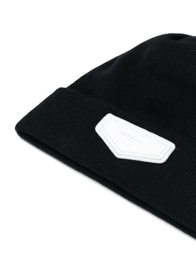 Shop Givenchy Classic Beanie Hat In Black