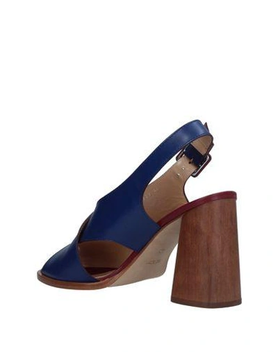 Shop Antonio Barbato Sandals In Dark Blue