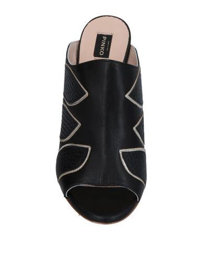 Shop Pinko Sandals In Black