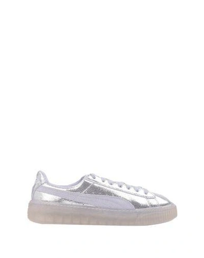 Shop Puma Sneakers In Silver