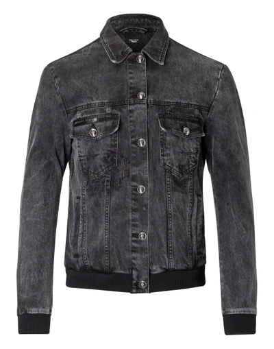 Shop Philipp Plein Denim Jacket "kenjiro"