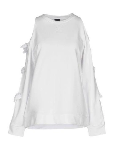 Shop Pinko Sweatshirt In White