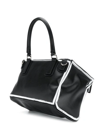 Shop Givenchy Kastige Handtasche Mit Logo In Black
